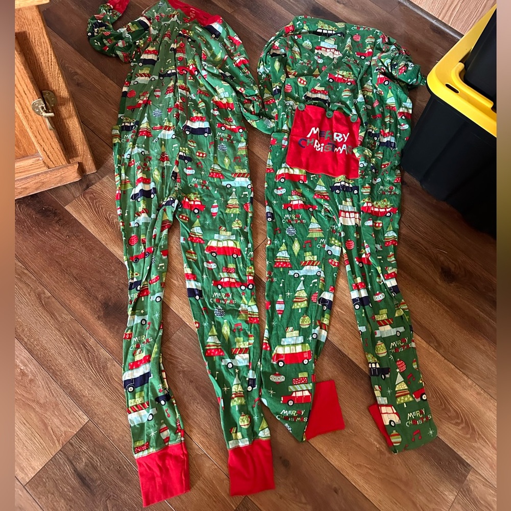 Matching Christmas Onesies from Avon Maur! Unisex Large, both brand new!